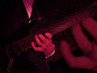 red guitar